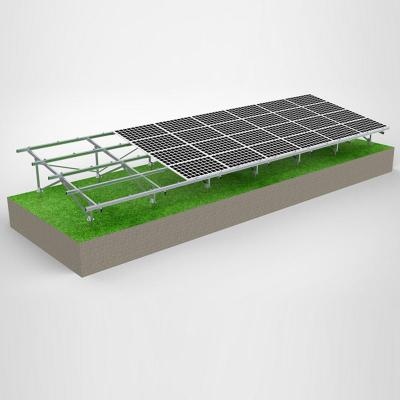 Aluminum solar panel stand